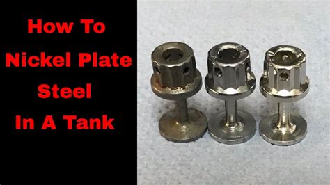 nickel plated sheet metal|how to nickel plate steel.